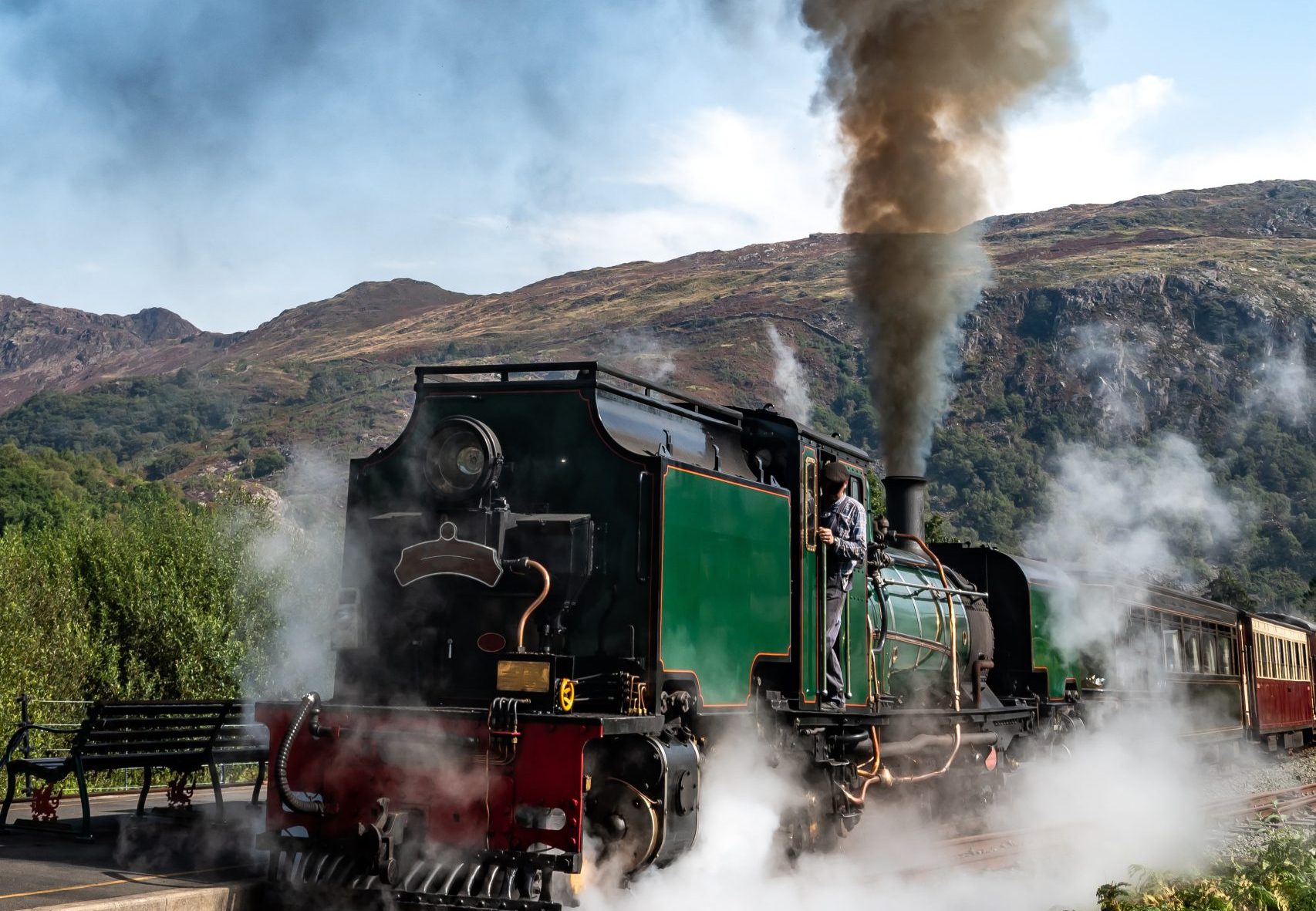 Beddgelert Train Station In Snowdonia